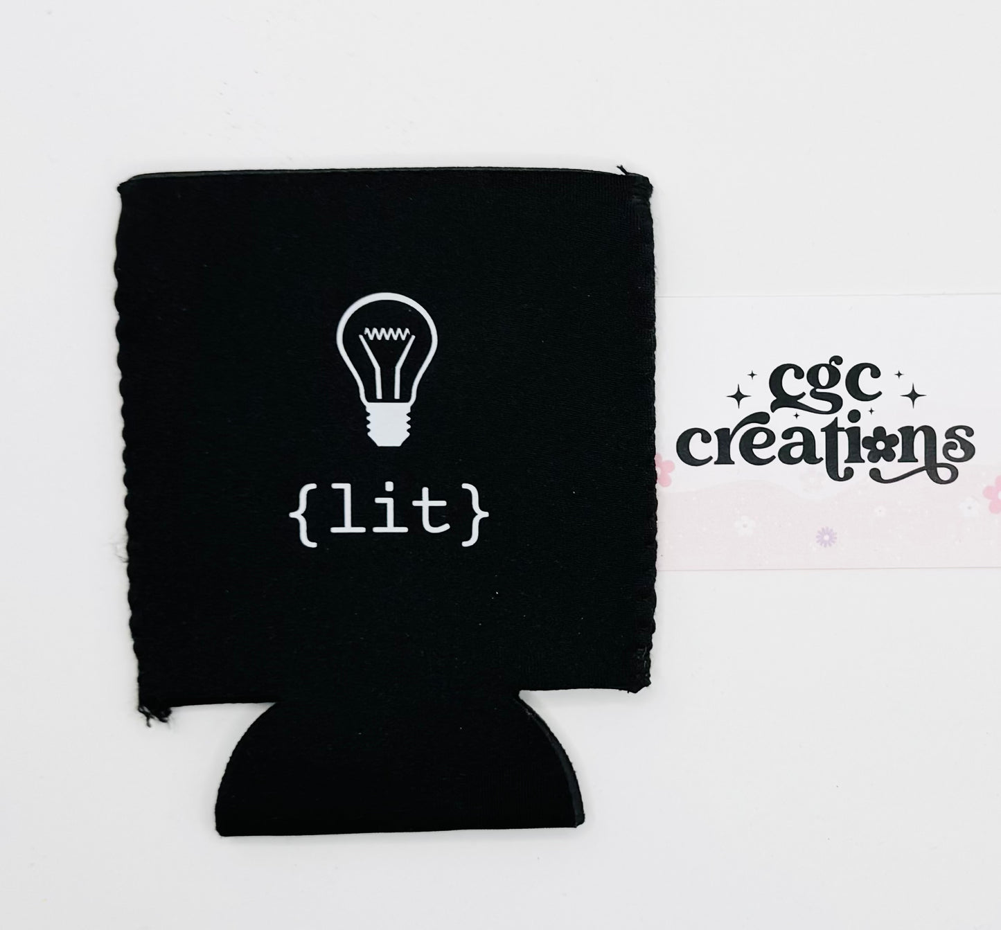 Lit Neoprene Can Koozie