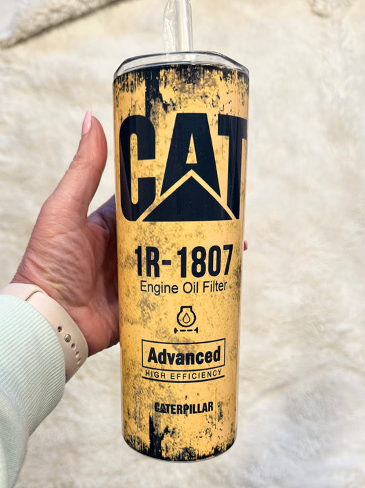 Engine Oil Filter 20oz Insulated Tumbler