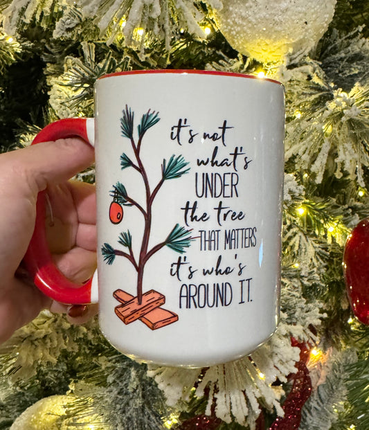 What’s Under The Tree 15 oz Ceramic Coffee Mug