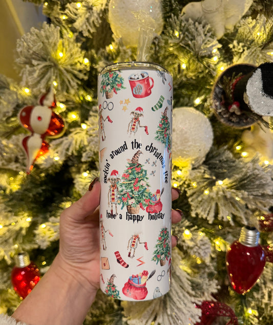 Rockin Around The  Christmas Tree 20oz Insulated Tumbler