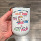 With A F*ck F*ck Here Insulated Wine Tumbler
