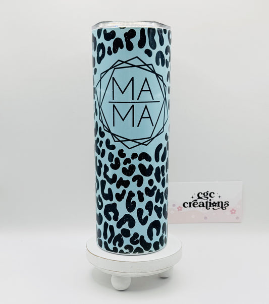 Mama Mint Leopard 20 oz Insulated Tumbler