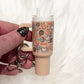 Showgirl Tumbler Keychain-Tan