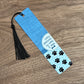 Easily Distracted By Books & Dogs Aluminum Bookmark