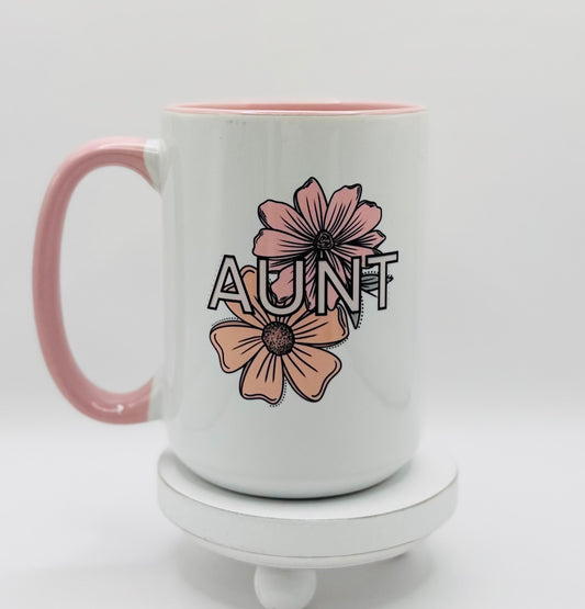 Aunt 15 oz Ceramic Coffee Mug