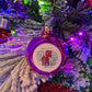 Christmas In Heaven Plastic And Aluminum Christmas Ornament -  Pinkish/Purple