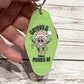 Groovy & Merry AF Motel Keychain- Light Green
