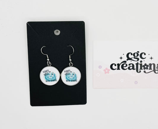 Floats Well With Others Novelty Earrings