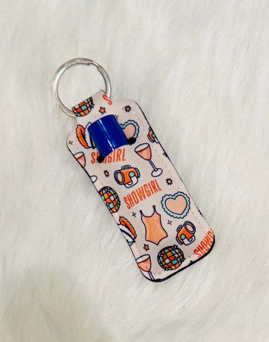 Showgirl Lip Balm Keychain