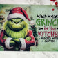 Mean One In The Kitchen Glass Cutting Board