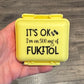 Yellow - Fukitol Pill Container