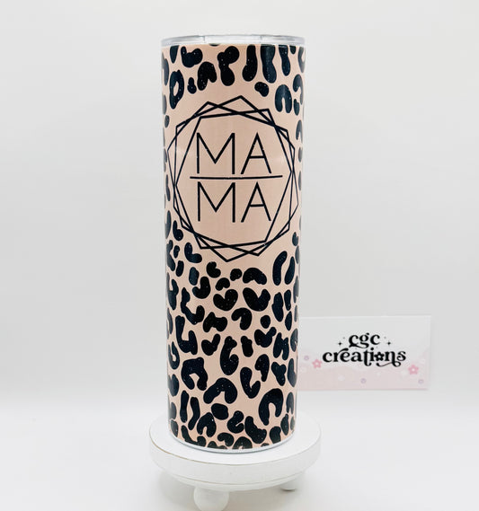 Mama Tan Leopard 20 oz Insulated Tumbler