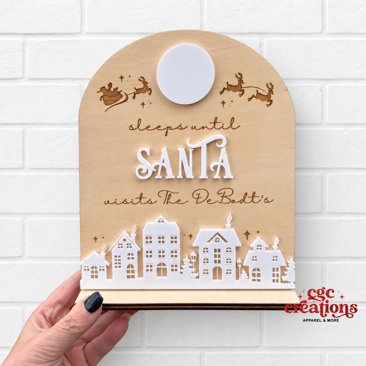 Sleeps Until Santa Countdown
