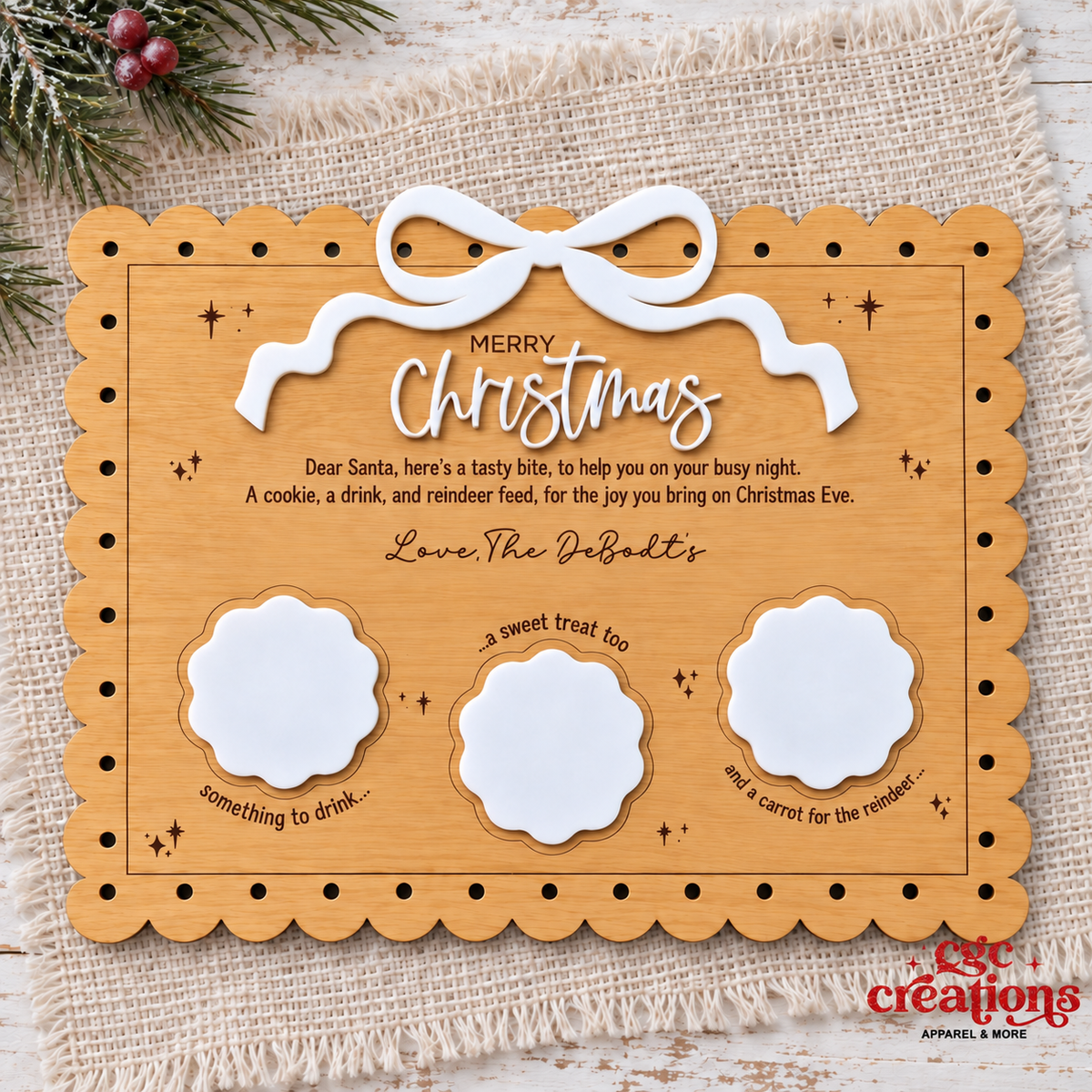 Santa Treat Board