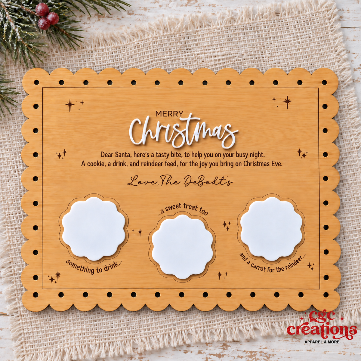 Santa Treat Board
