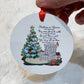 Christmas In Heaven Aluminum Round Light Weight Ornament