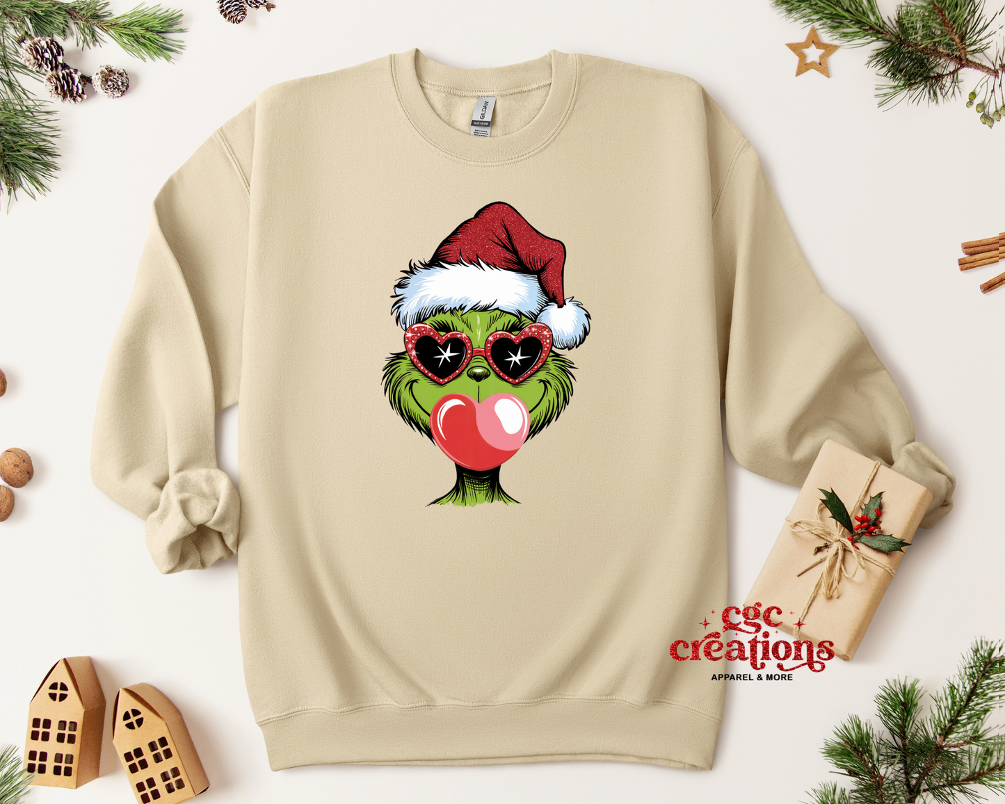 Mean One Red Bubble Crewneck Sweatshirt