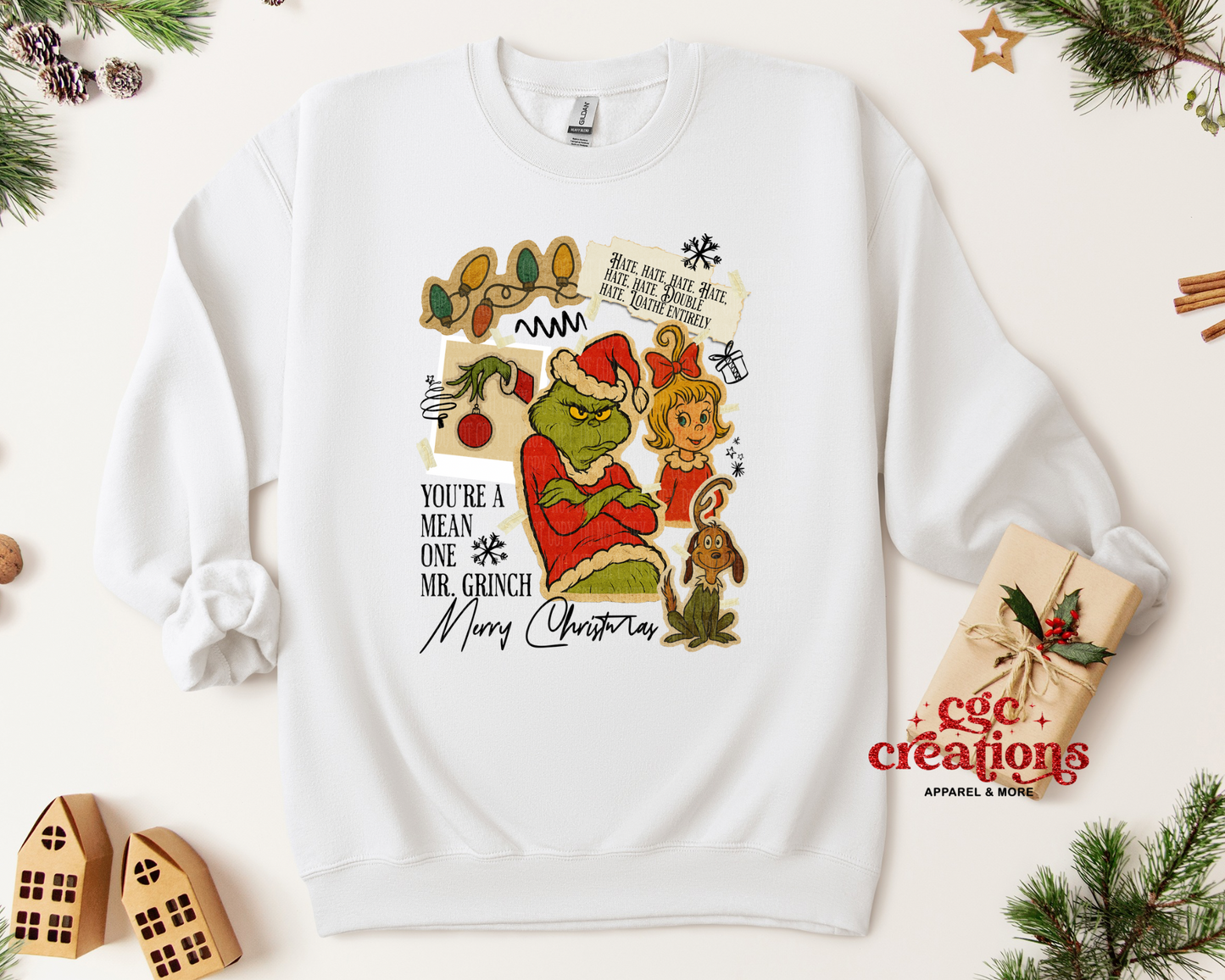 Vintage Mean One Crewneck Sweatshirt