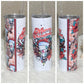 Western Merry Christmas Bull Skull 20oz Insulated Tumbler