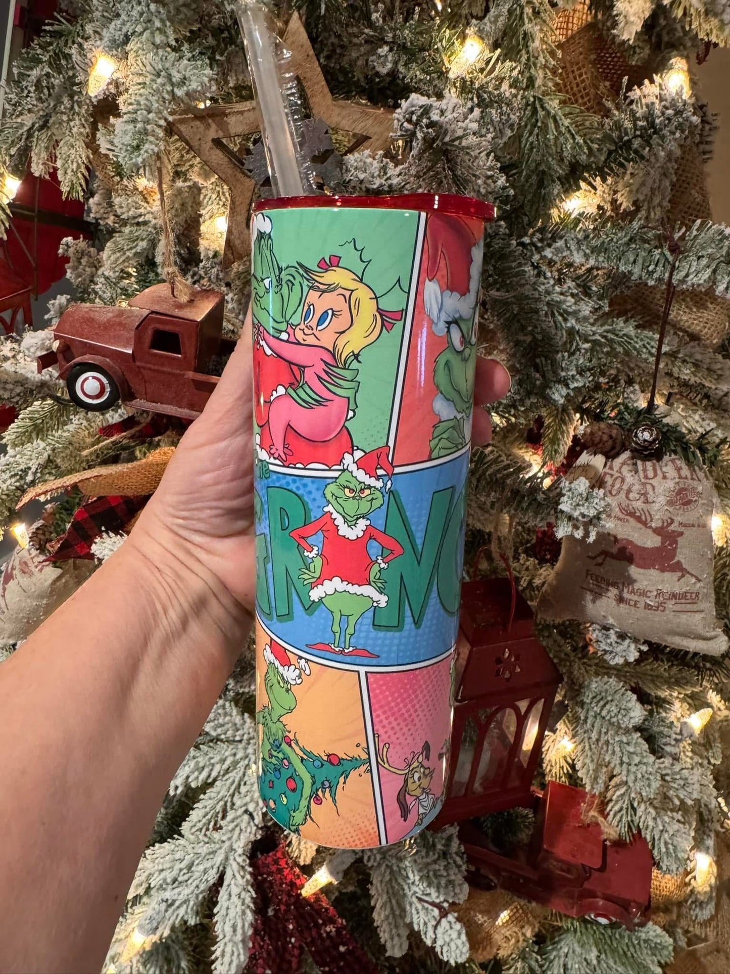 The Mean One Collage 20oz Insulated Tumbler