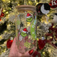 Grincmas Blend 16oz Glass Cup With Lid