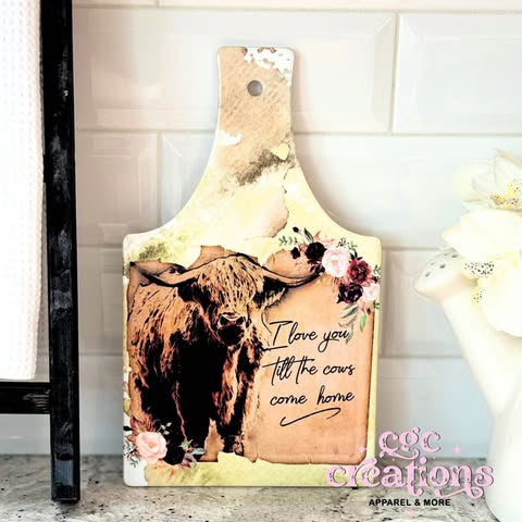 Till The Cows Come Home Ceramic Trivet