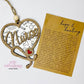 Nurse Ornament/Car Charm With Story Card Mirror Hanger