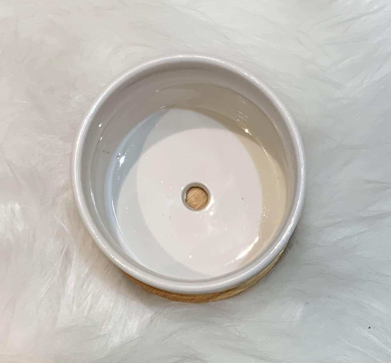 Thank You For Helping Me Grow #2 Mini Ceramic Flower Pot