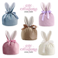 Velvet Easter Bag Bunny Combo