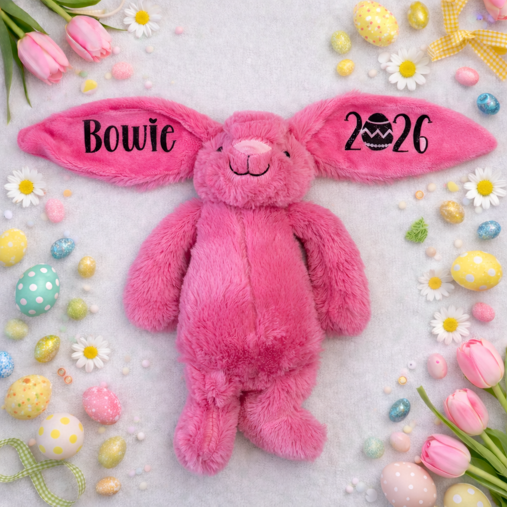 Personalized Plush Easter Bunny