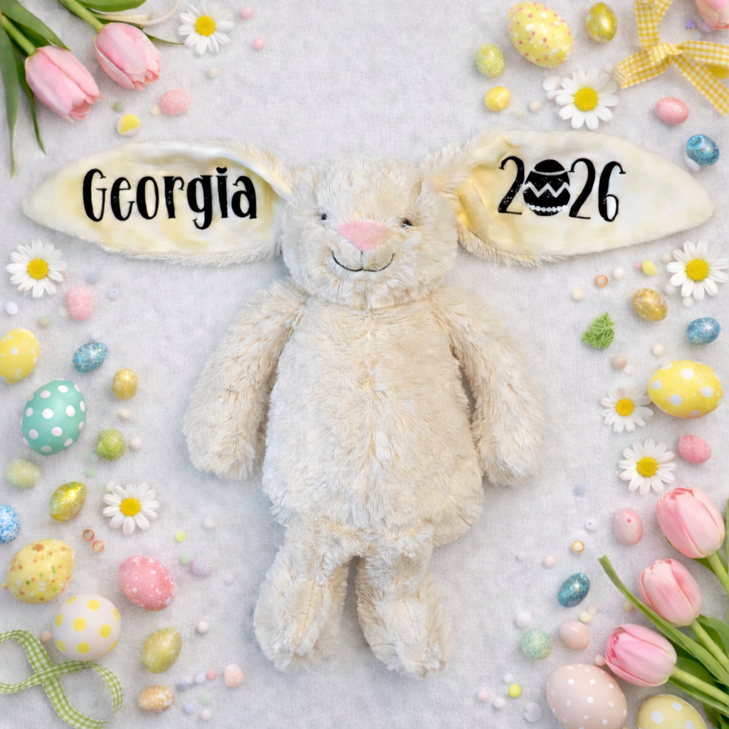 Personalized Plush Easter Bunny