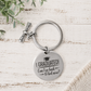 I graduated. Can I go back to bed now Keychain