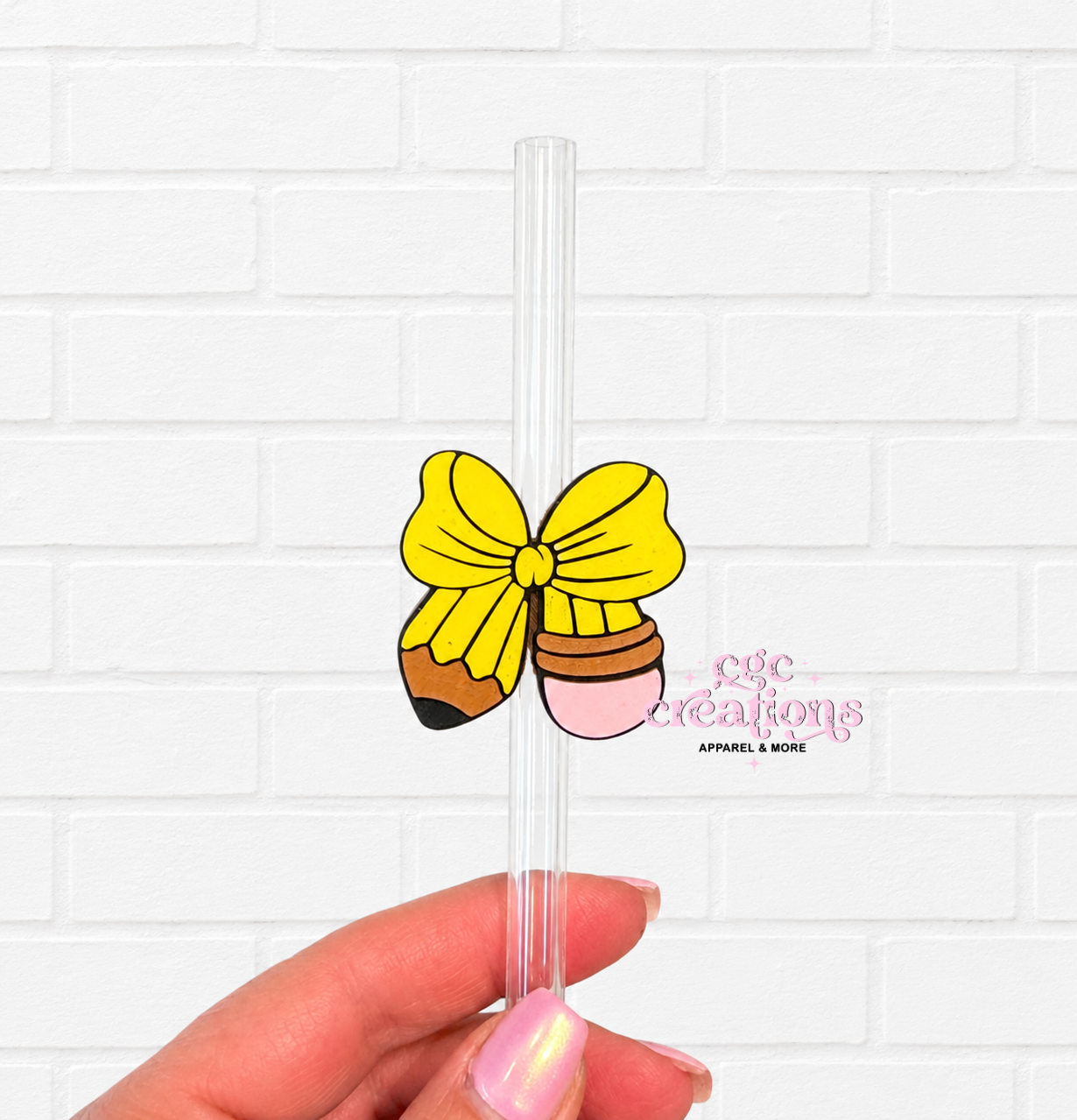 Pencil Bow Topper/Cup Buddy