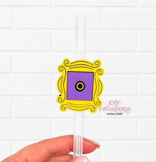 Frame Straw Topper/Cup Buddy