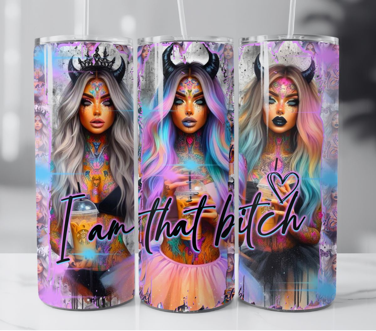 I Am That Bitch 20 oz Insulated Tumbler
