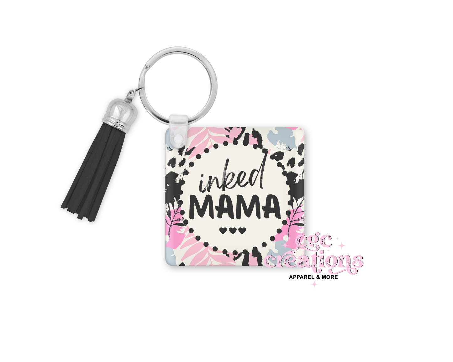 Inked Mama Acrylic Keychain