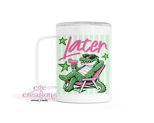 Later Alligator Insulated Coffee Tumbler