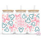 Mama 16oz Glass Cup With Lid