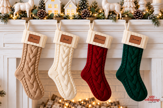 Personalized Knit Stocking