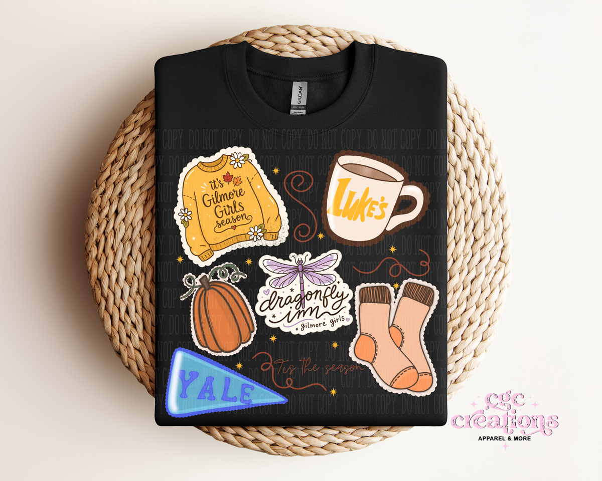 Coffee, Books & Small-Town Vibes Apparel(t-shirt or crewneck sweatshirt or hoodie)