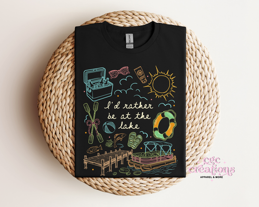 I'd Rather Be At The Lake T-Shirt