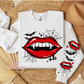 Vampire Lips With Sleeves For Crewneck And Hoodie ONLY Apparel(t-shirt or crewneck sweatshirt or hoodie)
