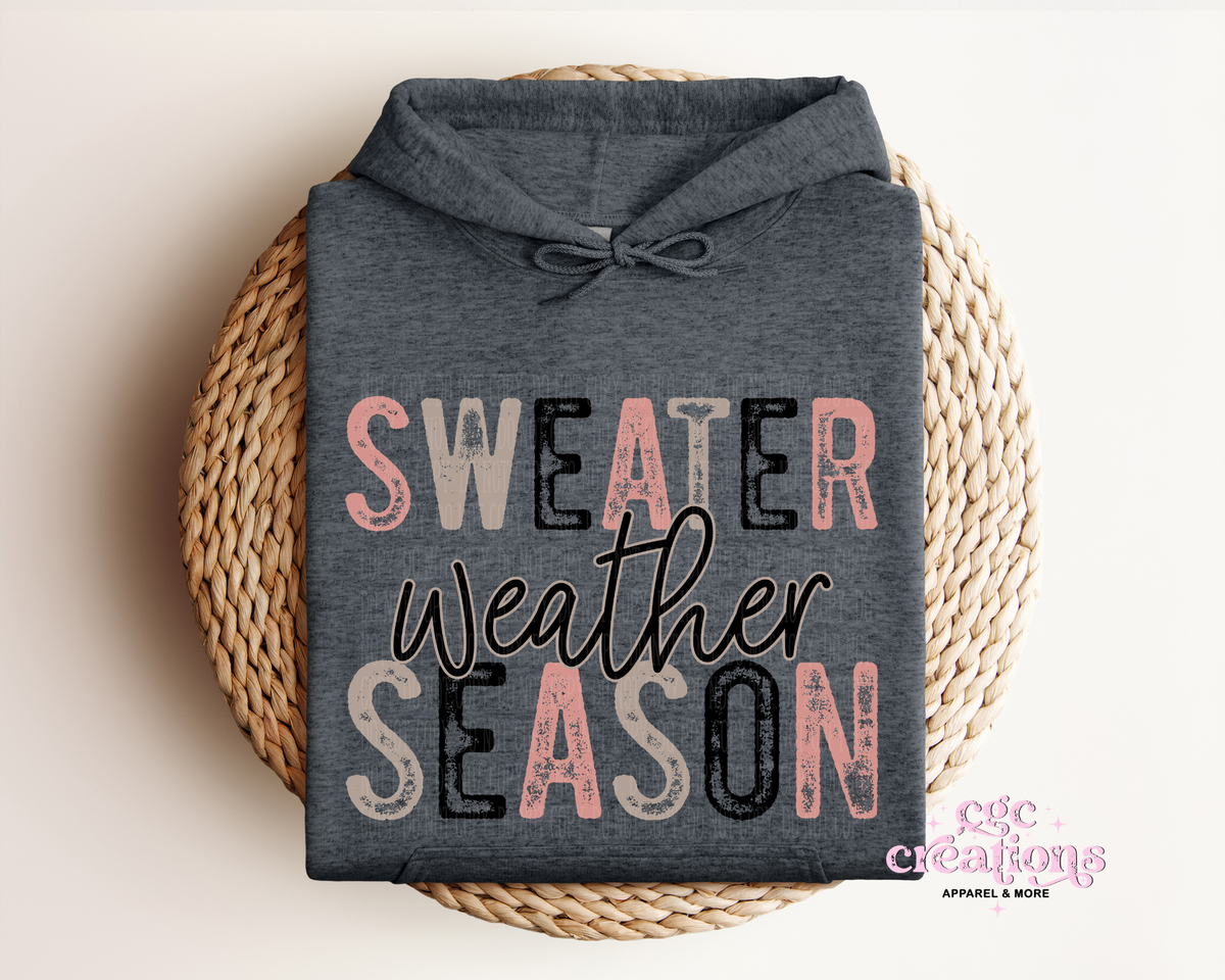 Sweater Weather Apparel(t-shirt or crewneck sweatshirt or hoodie)