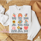 Positive Doodle Floral Apparel(t-shirt or crewneck sweatshirt or hoodie)