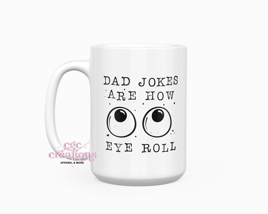 How Eye Roll 15oz Ceramic Coffee Mug