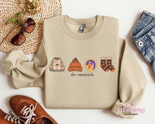 The Essentials Apparel(t-shirt or crewneck sweatshirt or hoodie)
