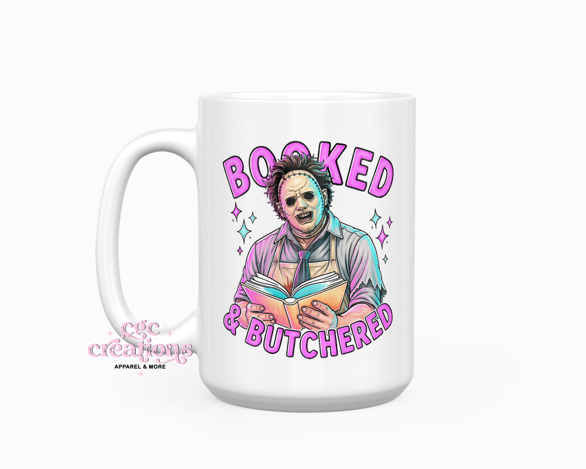 Booked & Butchered 15oz Ceramic Coffee Mug