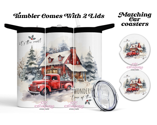 It's The Most Wonderful Time Of The Year 20 oz Insulated Tumbler