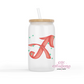 Zodiac 16oz Glass Cup With Lid