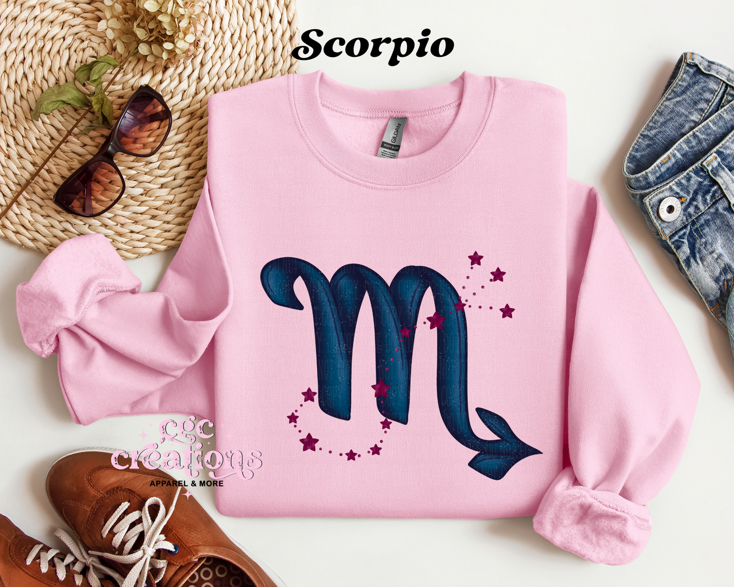 Zodiac Crewneck Sweatshirts